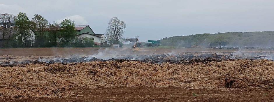 Es raucht noch in Ranstadt
