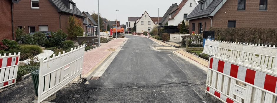 Stand der Straßenbaumaßnahmen in Herzebrock: Kanal- & Straßenarbeiten Im Fahlenland, Wiesenstraße sowie Industriestraße