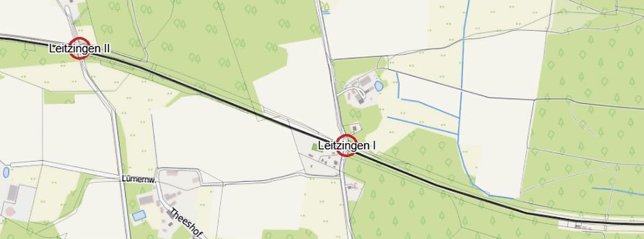 Bahnübergänge gesperrt