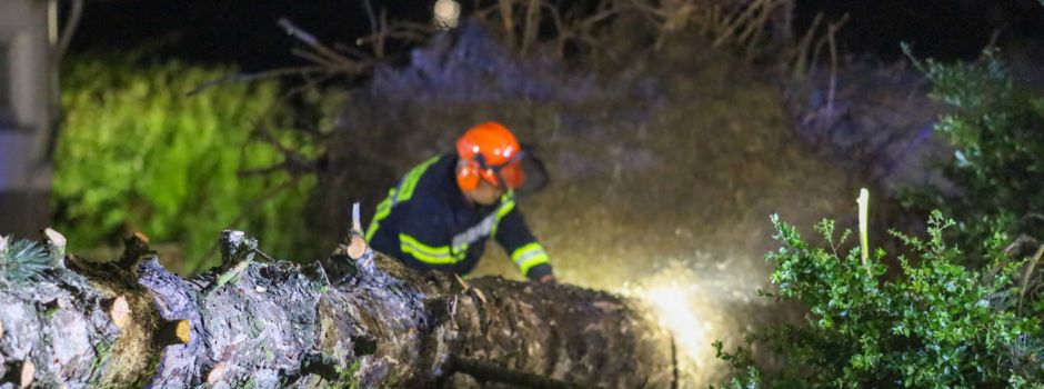 Wahrscheinlich Tornado: Schwere Sturmschäden in Rüsselsheim