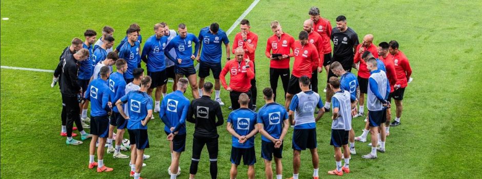 Training in Mainz: So wurde die Nationalelf der Slowakei empfangen