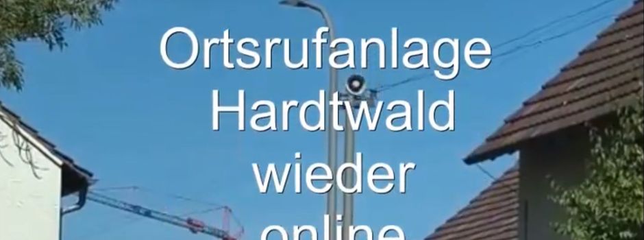 Ortsrufanlage im Hardtwald