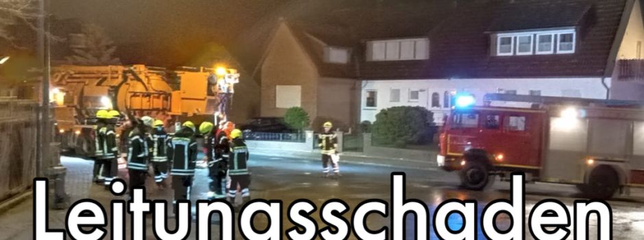 Leitungsschaden in Söhre