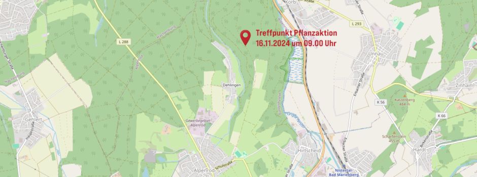 Pflanzaktion am 16. November
