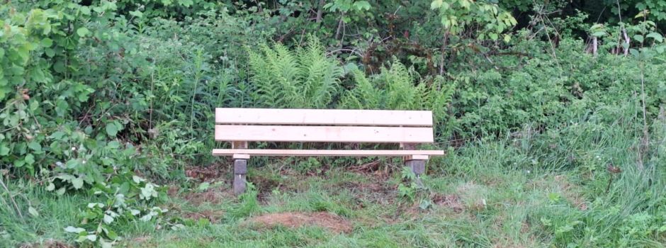 Stiftung von 2 neuen Bänken an der L292 und in der „Dellenheide“