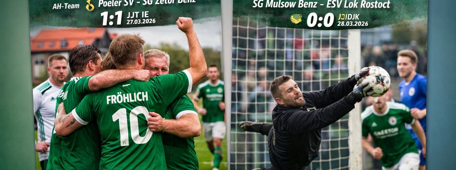 Remis auf Poel und spannende Nullnummer in Benz