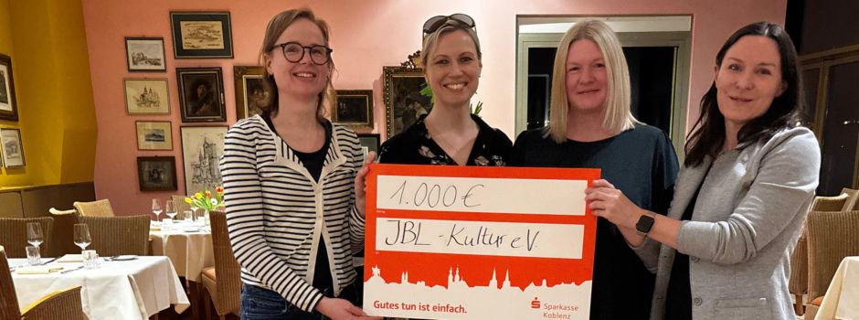 Zonta Club Koblenz spendet 1.000 Euro an Junge Bühne Lahnstein