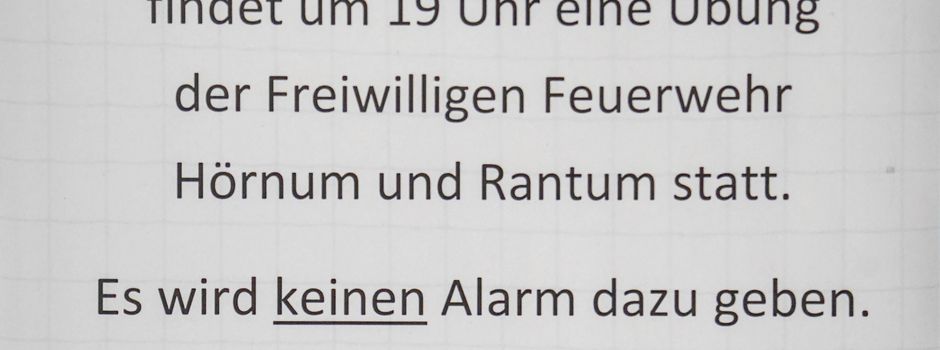 Gemeinsame Einsatzübung in Hörnum: Teamwork für den Ernstfall