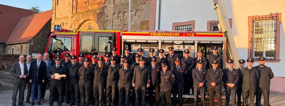 Übergabe des neuen Staffellöschfahrzeuges STLF 20-V für die Feuerwehr Niddatal