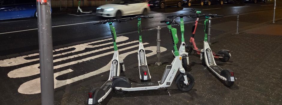 Parkplatz-Wirrwarr: Mainzer Wirt verzweifelt an E-Scootern