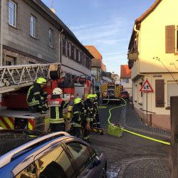 Zimmerbrand in Oppenheim