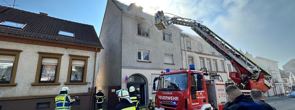 Rodalber Straße: Feuerwehr löscht Brand in leerstehender Wohnung