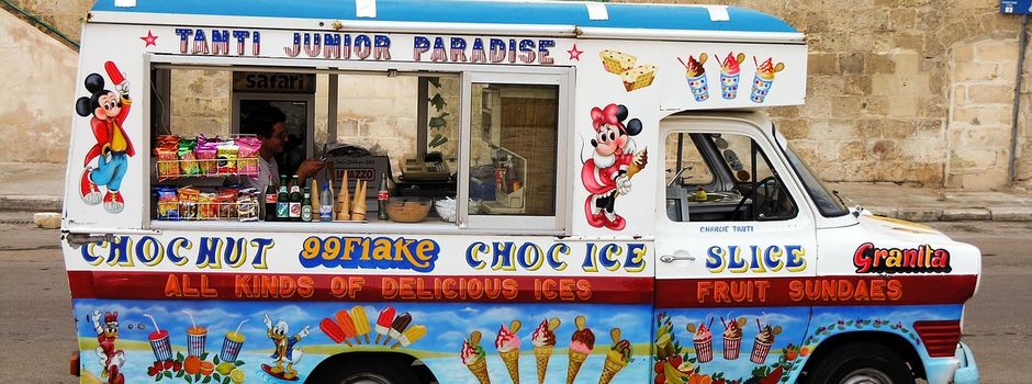 Eisstand noch einmal auf dem Rathausplatz