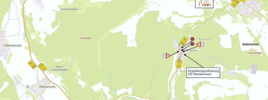 Straßensanierungsarbeiten ab 18.06. bis 23.06.2026 im Straßenabschnitt Wanfried/Katharinenberg