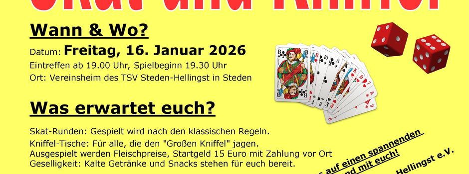 Preisskat und Kniffelturnier