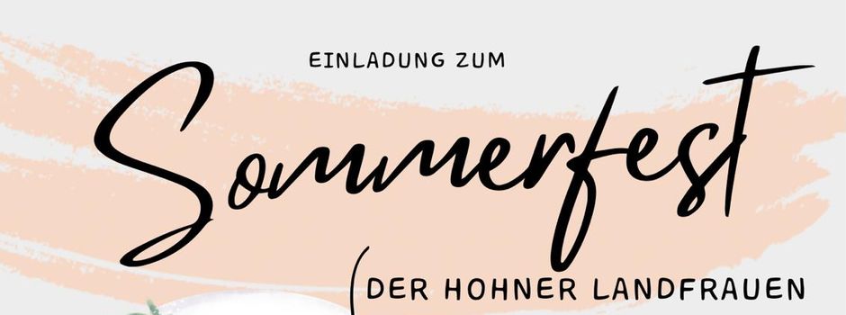 Sommerfest der LandFrauen Hohn am Sonntag, den 21.06.2026