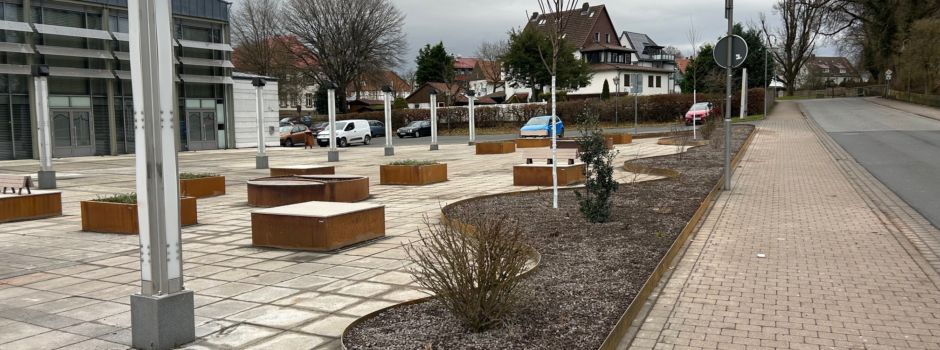 Umgestaltung des Bürgerhausvorplatzes