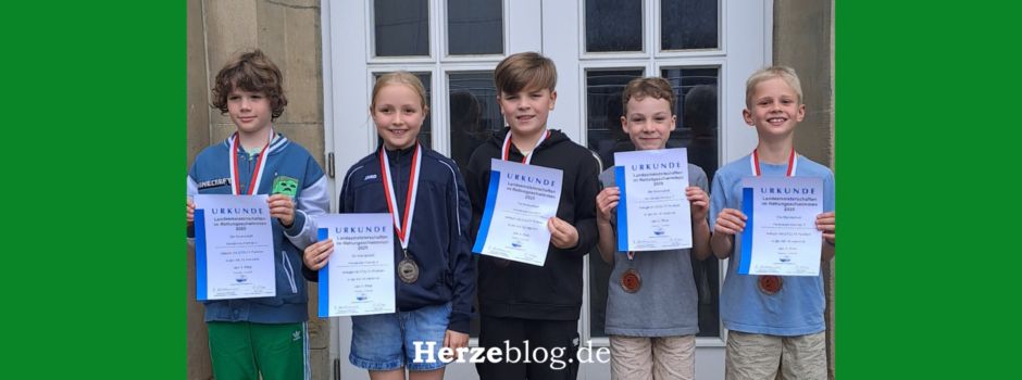 Starke Leistungen bei den Landesmeisterschaften: Nachwuchs der DLRG Herzebrock-Clarholz glänzt in Paderborn