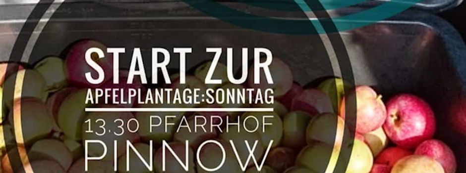 Start zur Apfelplantage