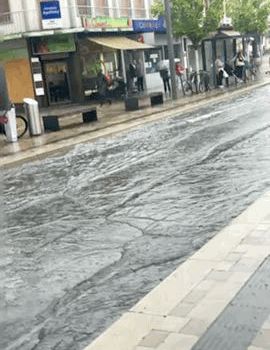 Starkes Unwetter in Mainz und Mainz-Bingen: Feuerwehr im Dauer-Einsatz