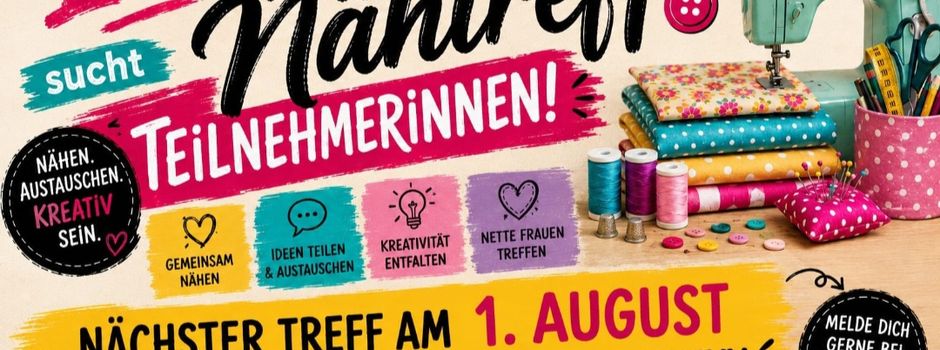 Treffen Liescher Nähtreff 01.08.26 9.30 Uhr 