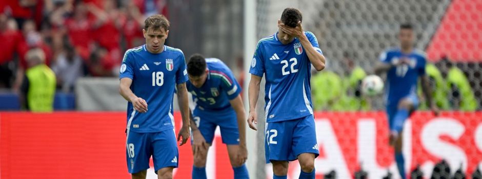 Debakel für Titelverteidiger Italien: Aus gegen die Schweiz