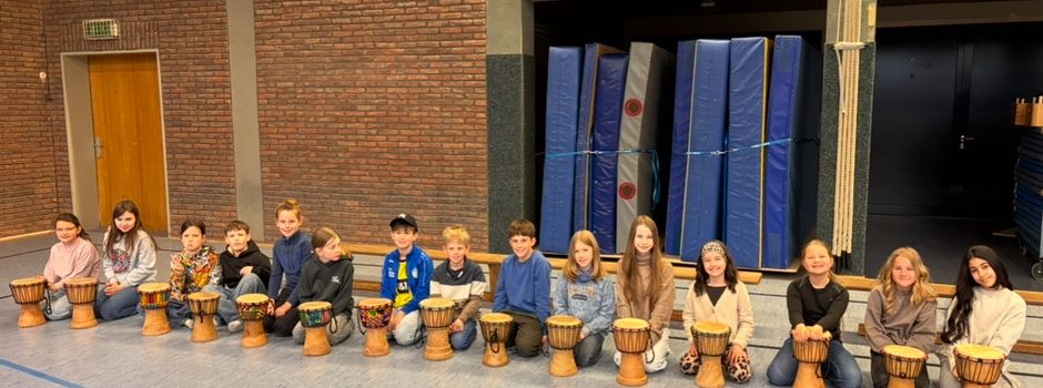 DANK an alle Sponsoren für eine wundervolle Projektwoche „Trommelzauber“ an der Otfried-Preussler-Grundschule in Roßbach