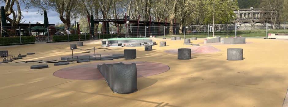 Enttäuschung am Deutschen Eck: Koblenzer Wasserspielplatz bleibt geschlossen