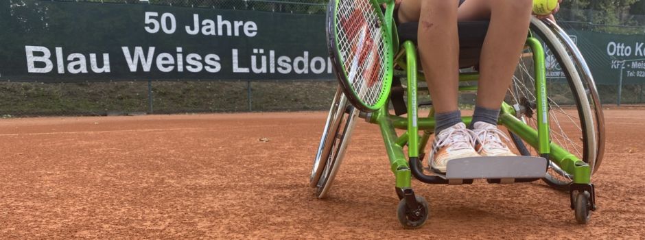 TC Blau-Weiß Lülsdorf bietet auch Rollstuhltennis an