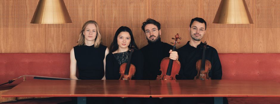 Preisgekröntes dänisches Streichquartett in der Bibliothek Waldmühle