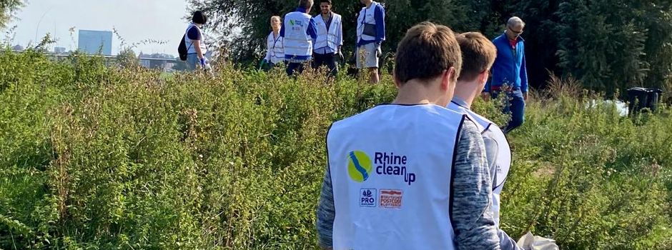 Am Samstag wird das Wiesbadener Rheinufer vom Müll befreit
