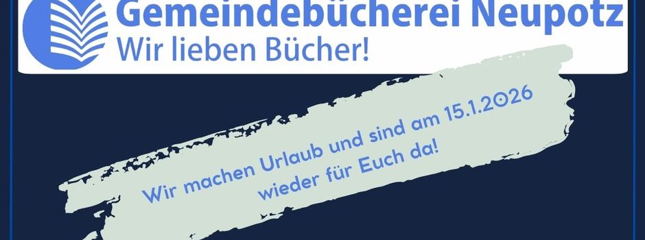 Weihnachtsferien in der Gemeindebücherei