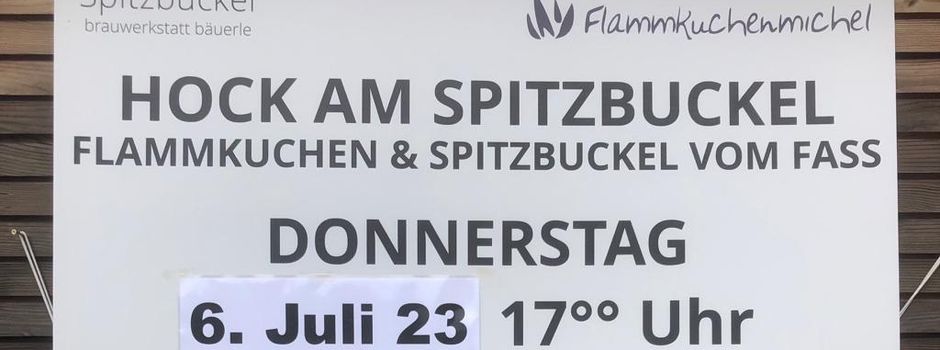 Einladung zum Spitzbuckel-Hock