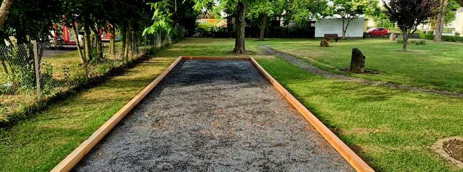 Boule-Platz-Eröffnung im Park!