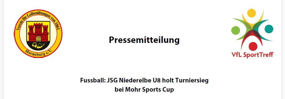 Fussball: JSG Niederelbe U8 holt Turniersieg bei Mohr Sports Cup