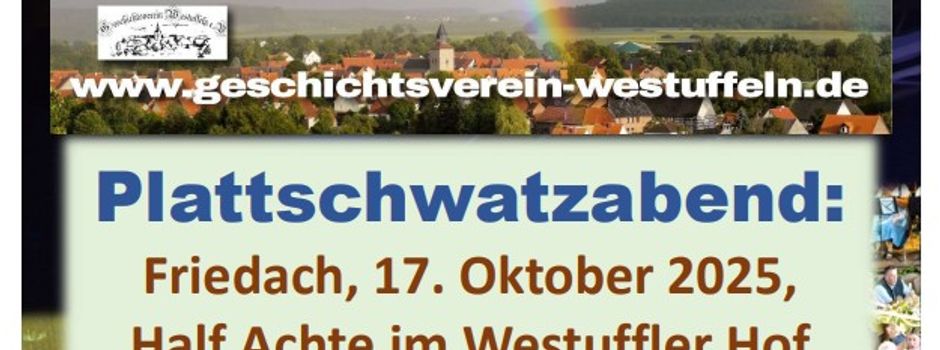 Einladung zum Plattschwatzabend in Westuffeln