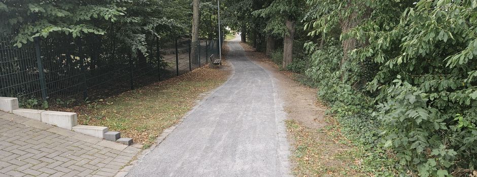 Sanierung des Weges zur Mehrzweckhalle abgeschlossen
