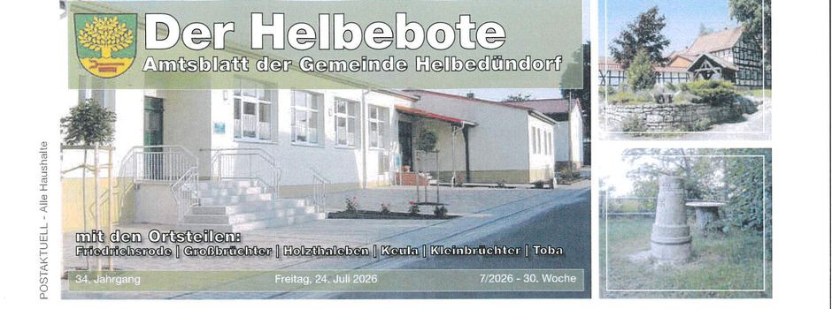 Amtsblatt 7-2026 vom 24.07.2026 ist online     