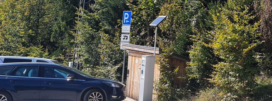 Gebührenpflichtige Parkplätze der Gemeinde Schneizlreuth