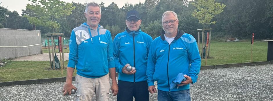 Boule-Team des FV Dittmern qualifiziert sich für die Deutsche Meisterschaft