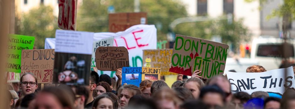 Gemeinsamer Streik von Fridays for Future und Verdi in Alzey