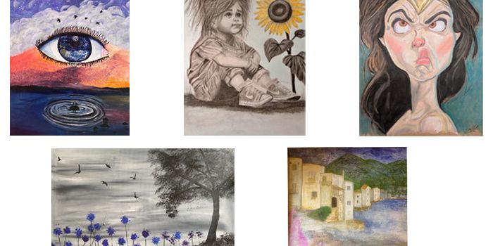 Einladung zur Mitarbeiterausstellung in der Reihe "Kunst im Krankenhaus"