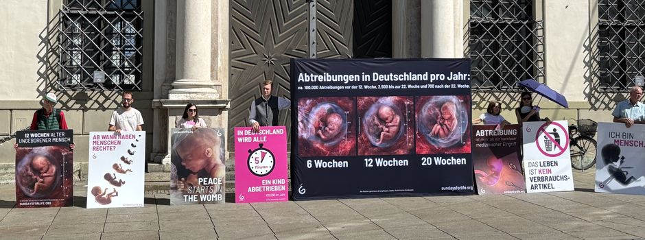 Abtreibungsgegner in Augsburg: Pro Life? Von wegen!