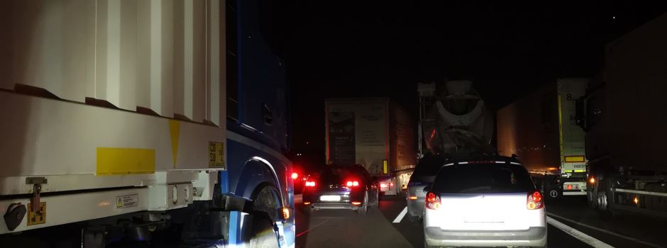 Hechtsheimer Tunnel gesperrt – Stau in beide Richtungen