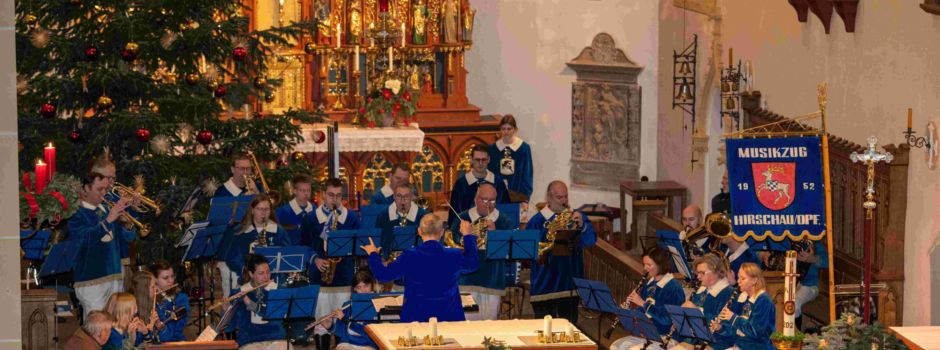 Stehende Ovationen für Weihnachtskonzert des Musikzugs