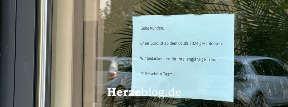 Herzebrocker Reisebüro ab jetzt dauerhaft geschlossen?