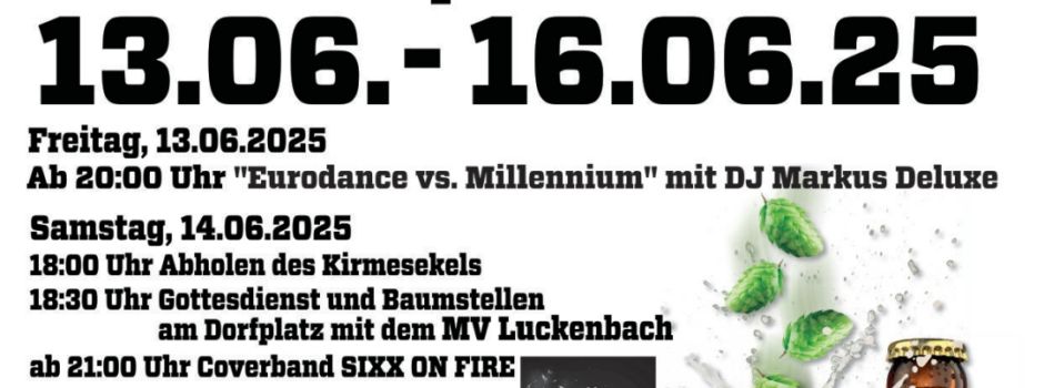 Einladung zur Atzelgifter Kirmes