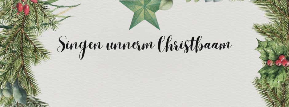 Singen unterm Christbaum