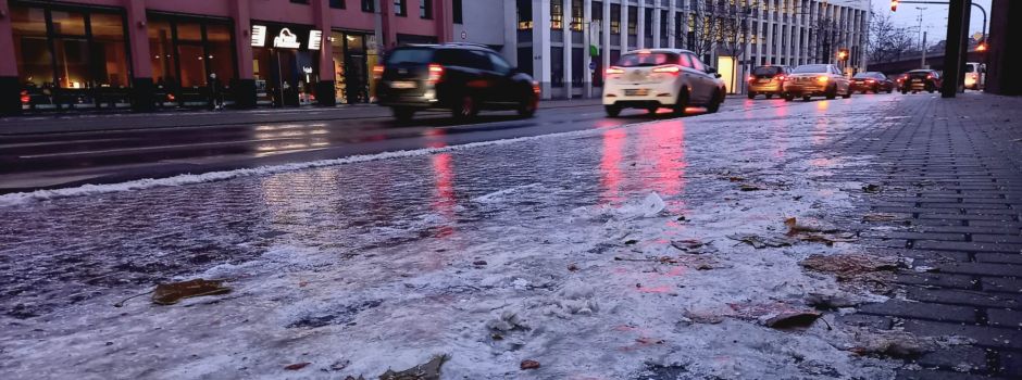 „Extreme Gefahr“: Glatteis-Warnung für Mainz