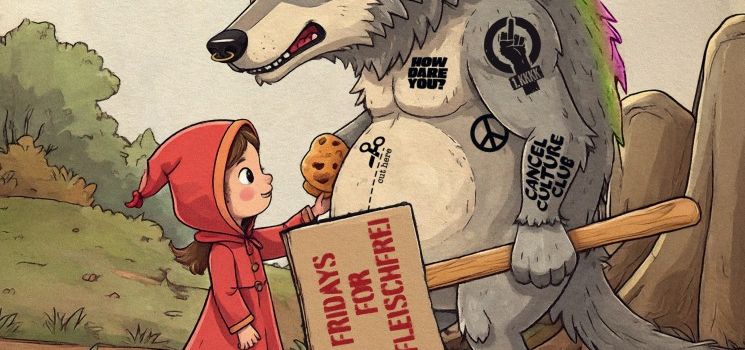 Rotkäppchen und der woke Wolf